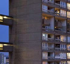 Image of balfron tower by night